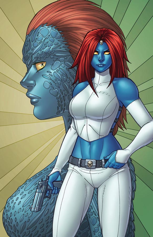 Mystique sexy tease fantasy marvel comics x-men