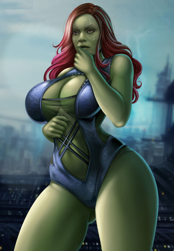 Hot and sexy Gamora